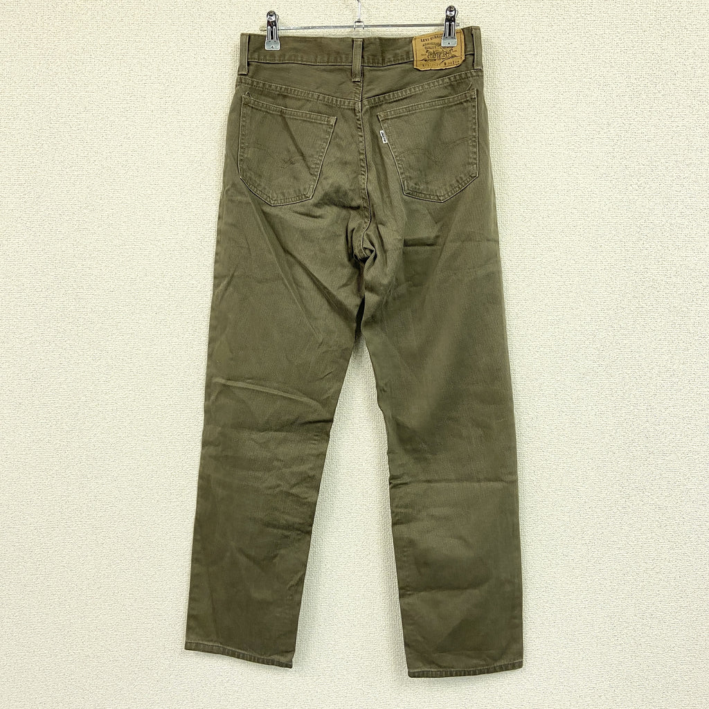 Levi's　リーバイス　513‐1129　コーデュロイパンツ　ジップフライ　アッシュブラウン　W30サイズ　古着