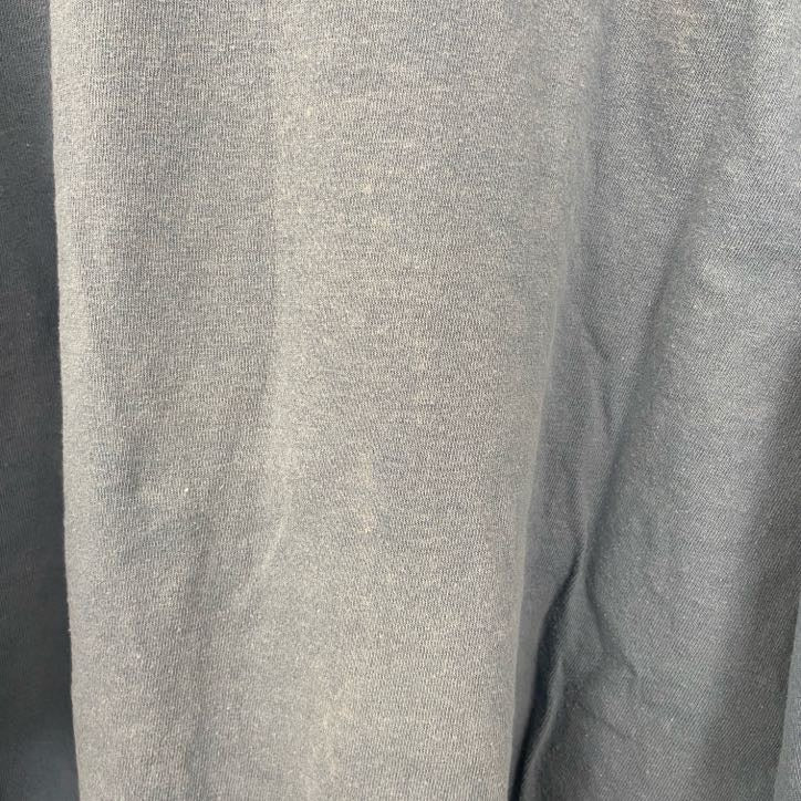 GILDAN　ギルダン 半袖プリントTシャツ　メッセージ　オーバーサイズ　レトロ　青　ブルー　XLサイズ　古着