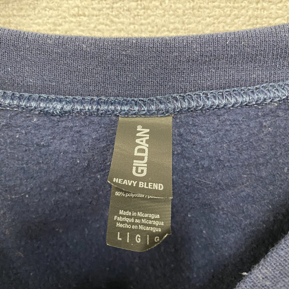GILDAN　ギルダン　スウェット/トレーナー　紺　ネイビー　Lサイズ　古着