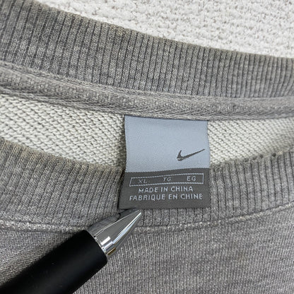 00s　NIKE　ナイキ　スウェット/トレーナー　ヴィンテージ　灰色　グレー　XLサイズ