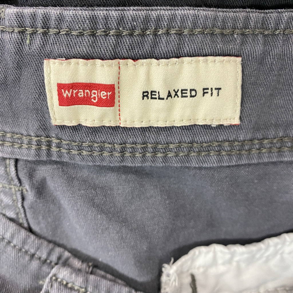 Wrangler　ラングラー　カーゴパンツ　ジップフライ　灰色　グレー　W38サイズ　古着