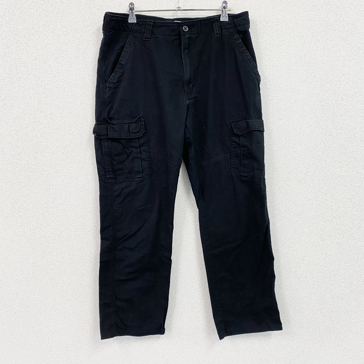 Wrangler　ラングラー　カーゴパンツ　ジップフライ　黒　ブラック　古着