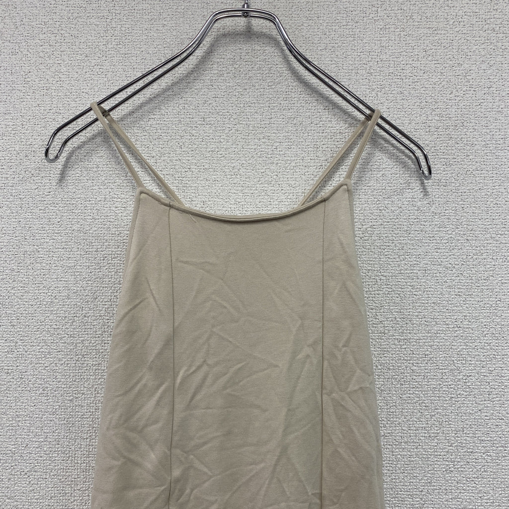 Kastane　カスタネ　ポンチキャミワンピース　アイボリー　Fサイズ　古着