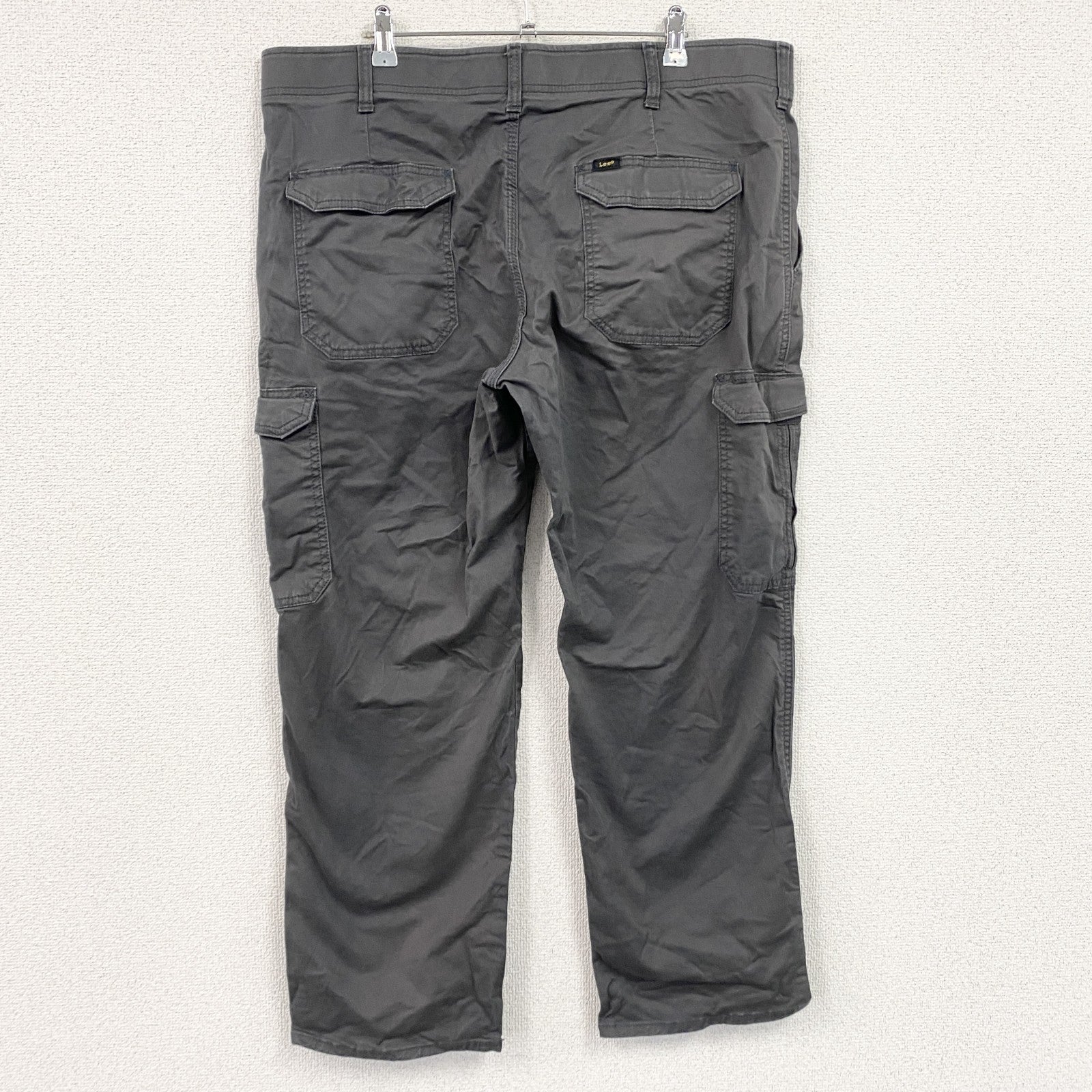 LEE　リー　カーゴパンツ　ジップフライ　灰色　グレー　W40サイズ　古着