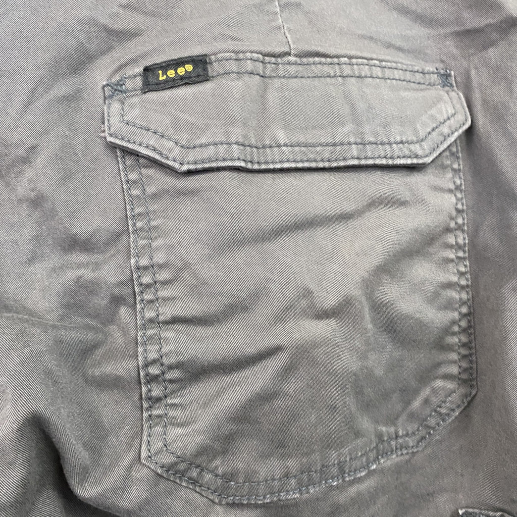 LEE　リー　カーゴパンツ　ジップフライ　灰色　グレー　W40サイズ　古着