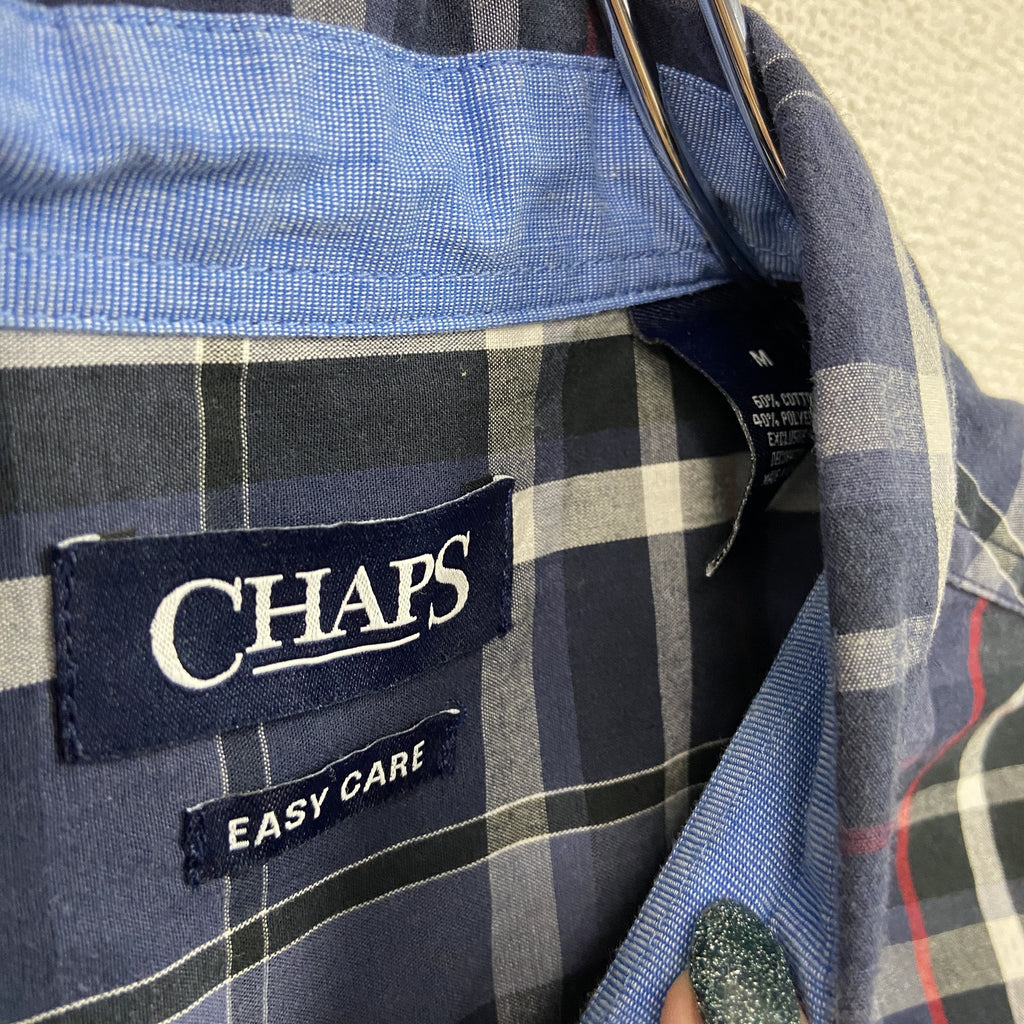 CHAPS　チャップス　長袖シャツ　チェック柄　マルチカラー　Mサイズ　古着