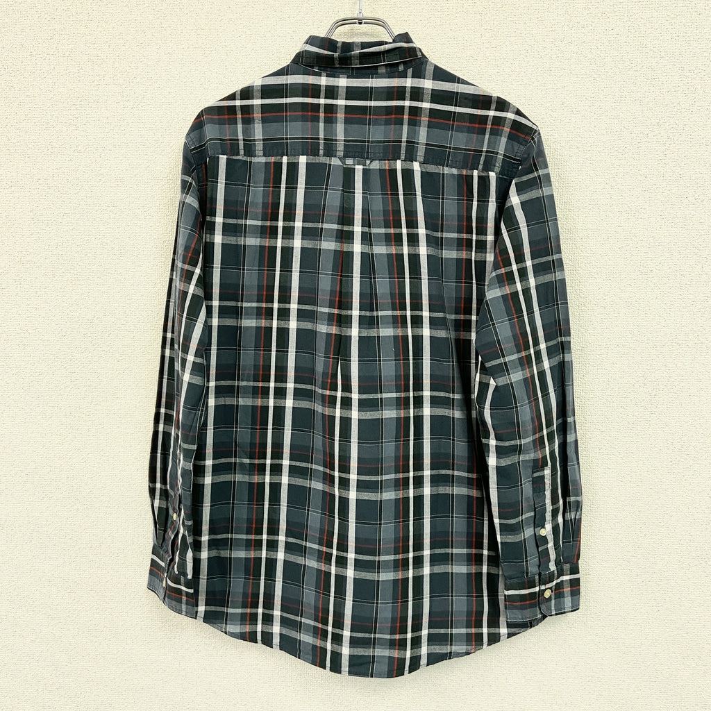 CHAPS　チャップス　長袖シャツ　チェック柄　マルチカラー　Mサイズ　古着