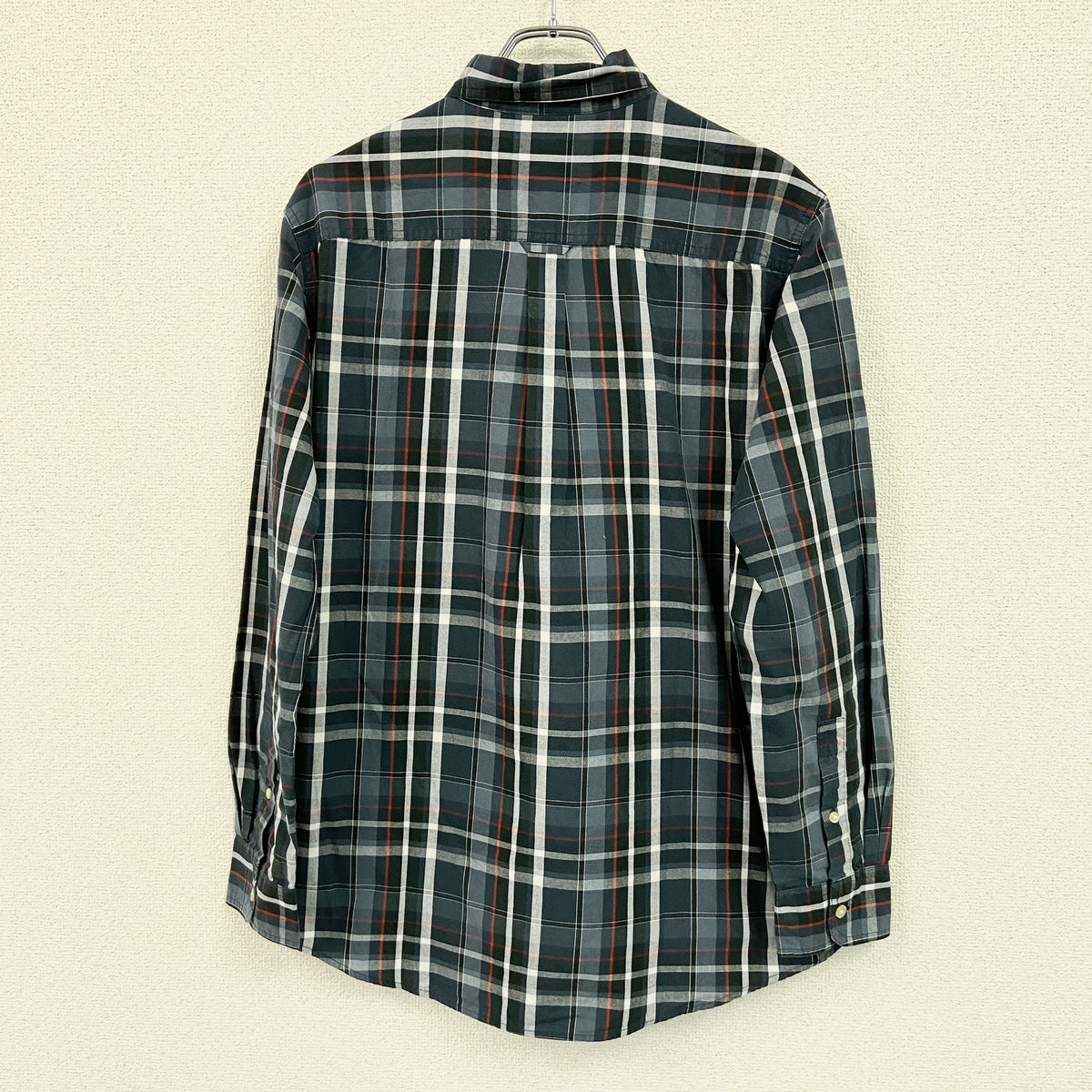 CHAPS　チャップス　長袖シャツ　チェック柄　マルチカラー　Mサイズ　古着