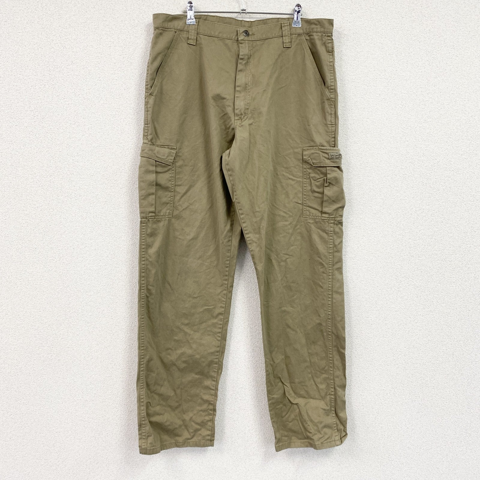 Wrangler　ラングラー　カーゴパンツ　ジップフライ　ベージュ　W36サイズ　古着