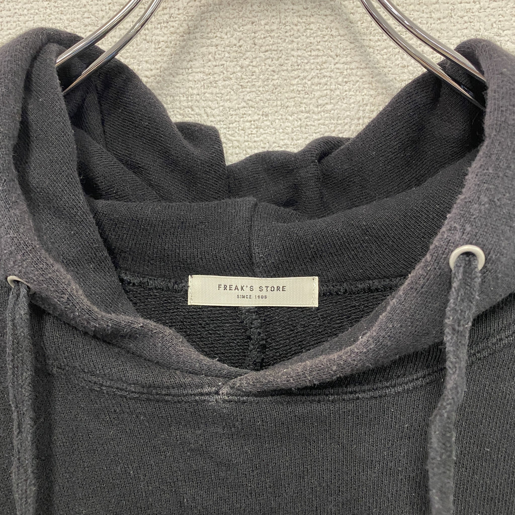 FREAK’S STORE　フリークスストア　フーディワンピース　黒　ブラック　Fサイズ　古着