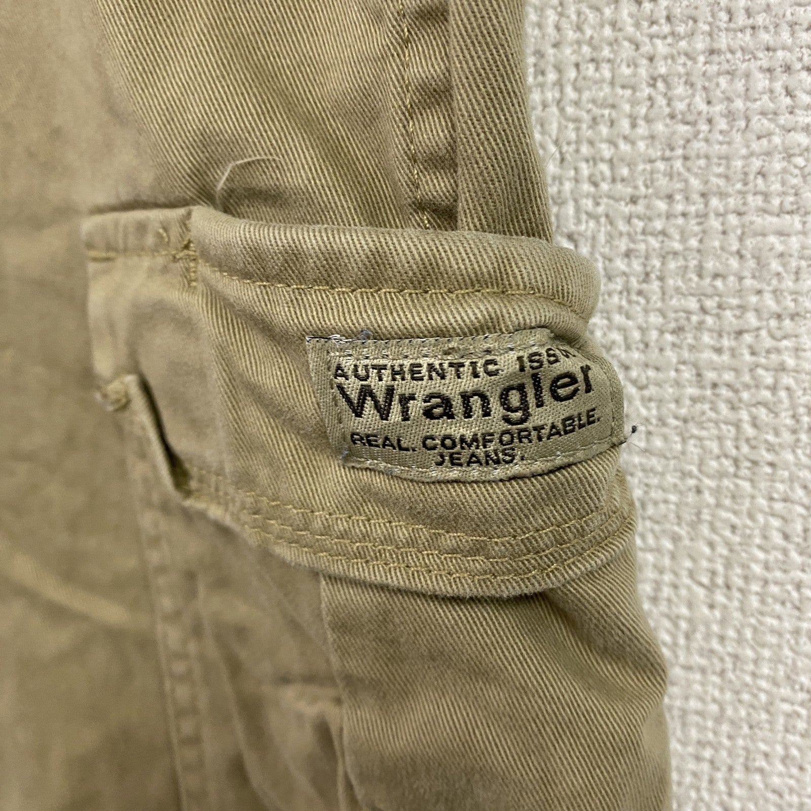 Wrangler　ラングラー　カーゴパンツ　ジップフライ　ベージュ　W36サイズ　古着