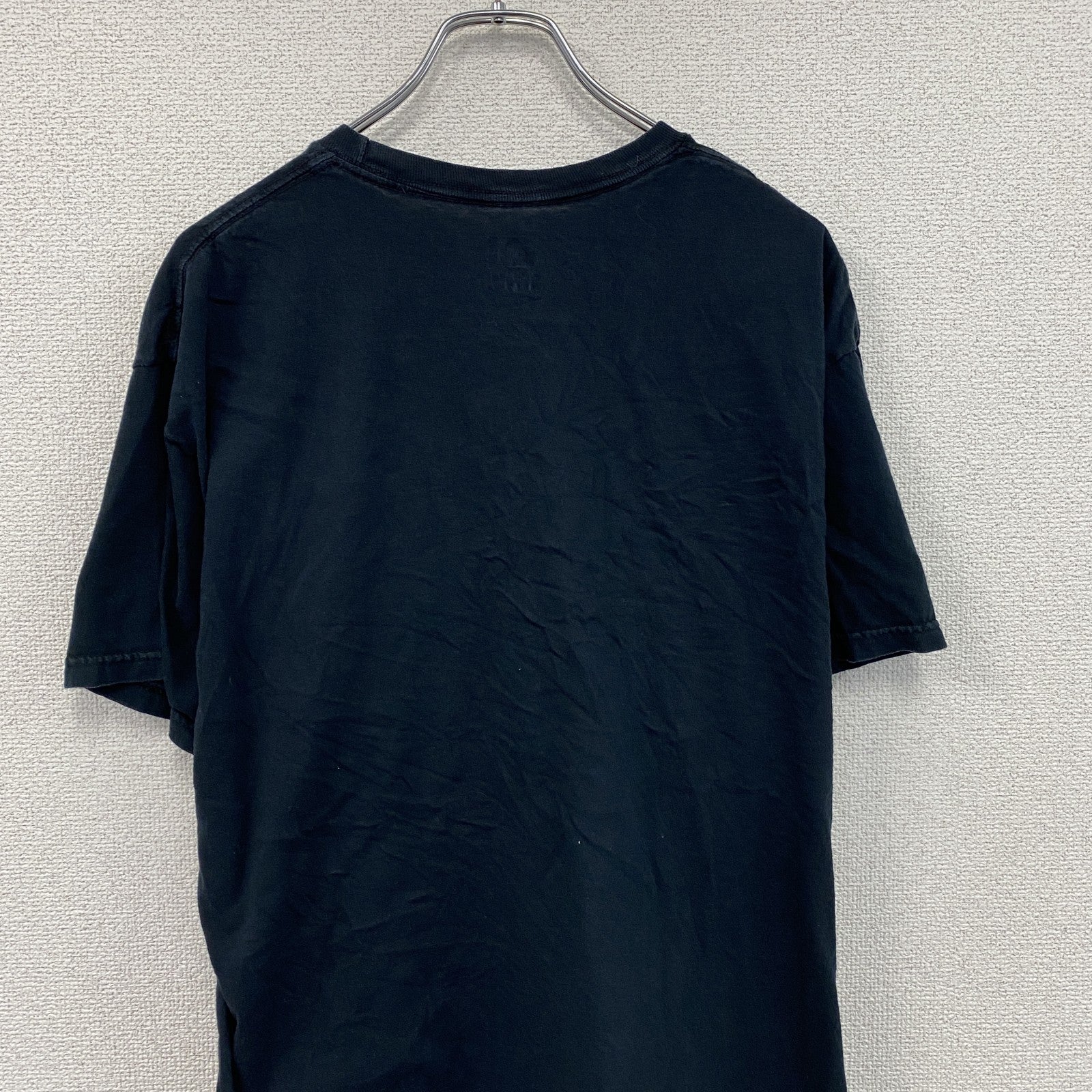 FRUIT OF THE LOOM　フルーツオブザルーム　半袖プリントTシャツ　無地　ネイビー　紺　2XLサイズ　古着