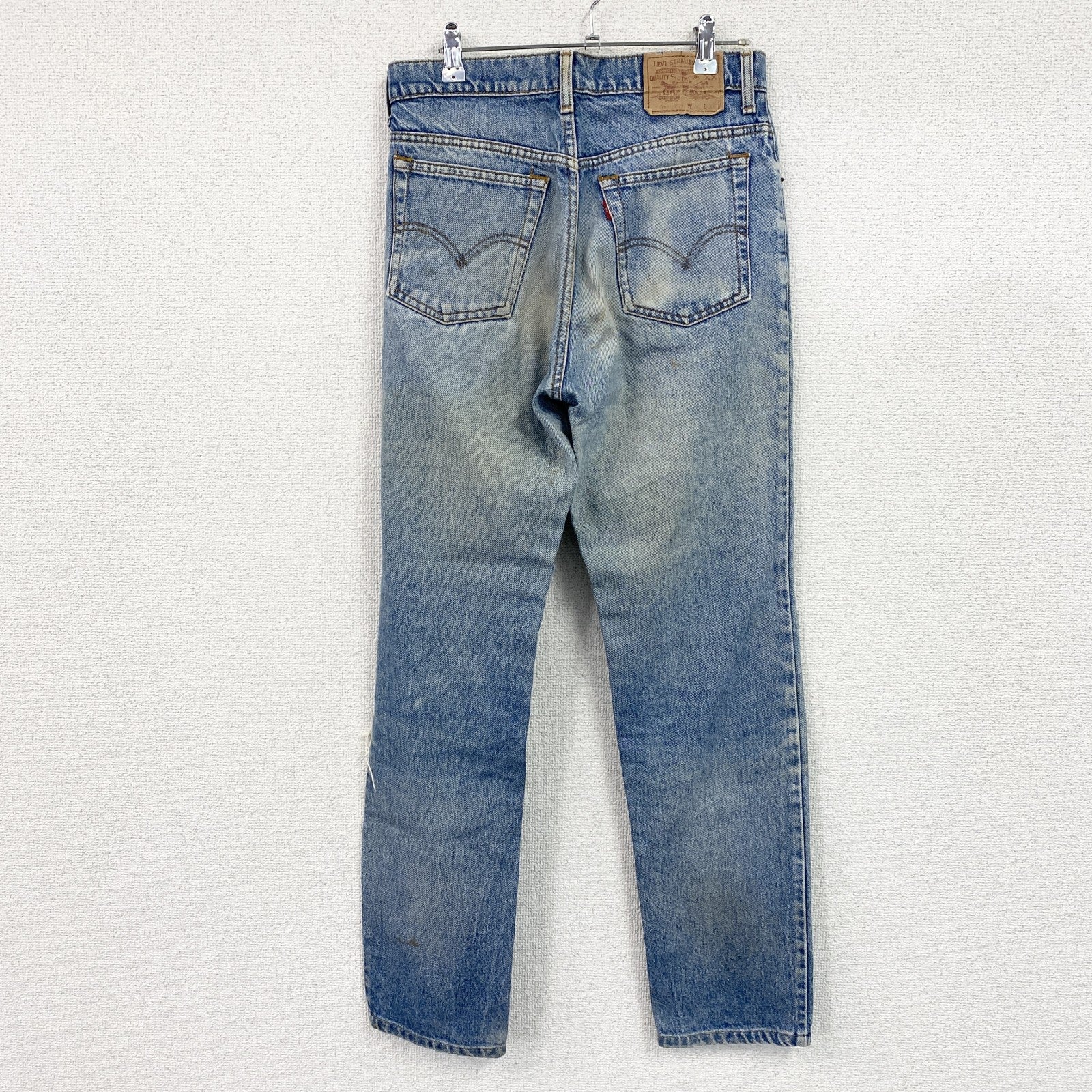 Levi's　リーバイス　606　ダメージデニムパンツ/ジーンズ　ジップフライ　縦落ち　インディゴ　W31サイズ　古着