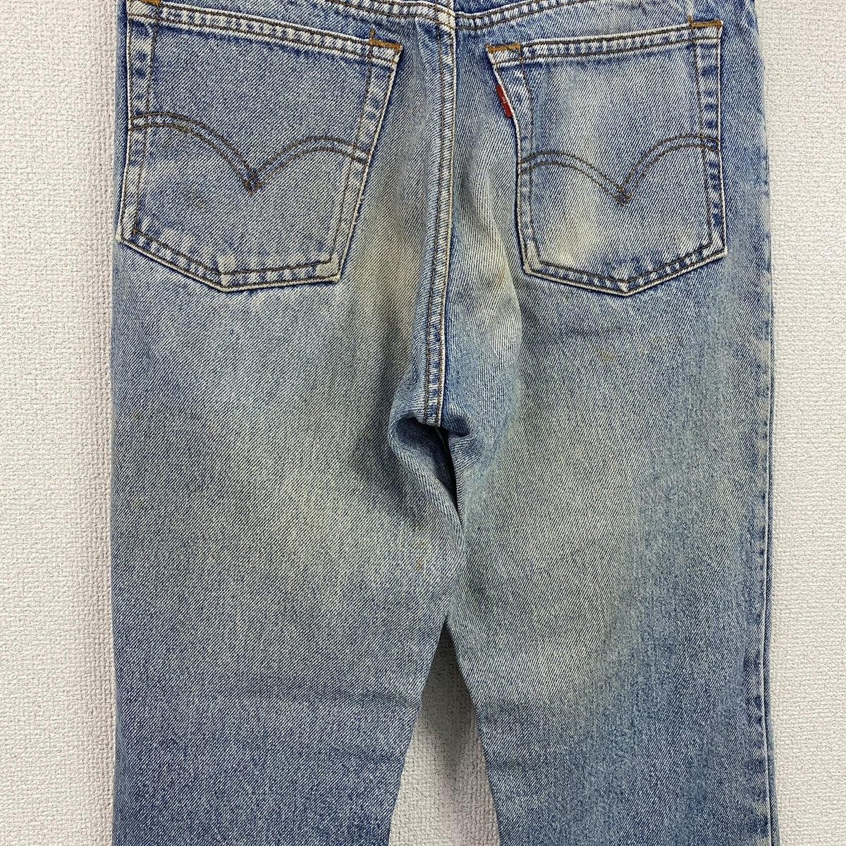 Levi's　リーバイス　606　ダメージデニムパンツ/ジーンズ　ジップフライ　縦落ち　インディゴ　W31サイズ　古着