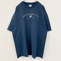 alstyle apparel & activewear　熊　アニマル　半袖プリントTシャツ　ネイビー　紺　XLサイズ　古着