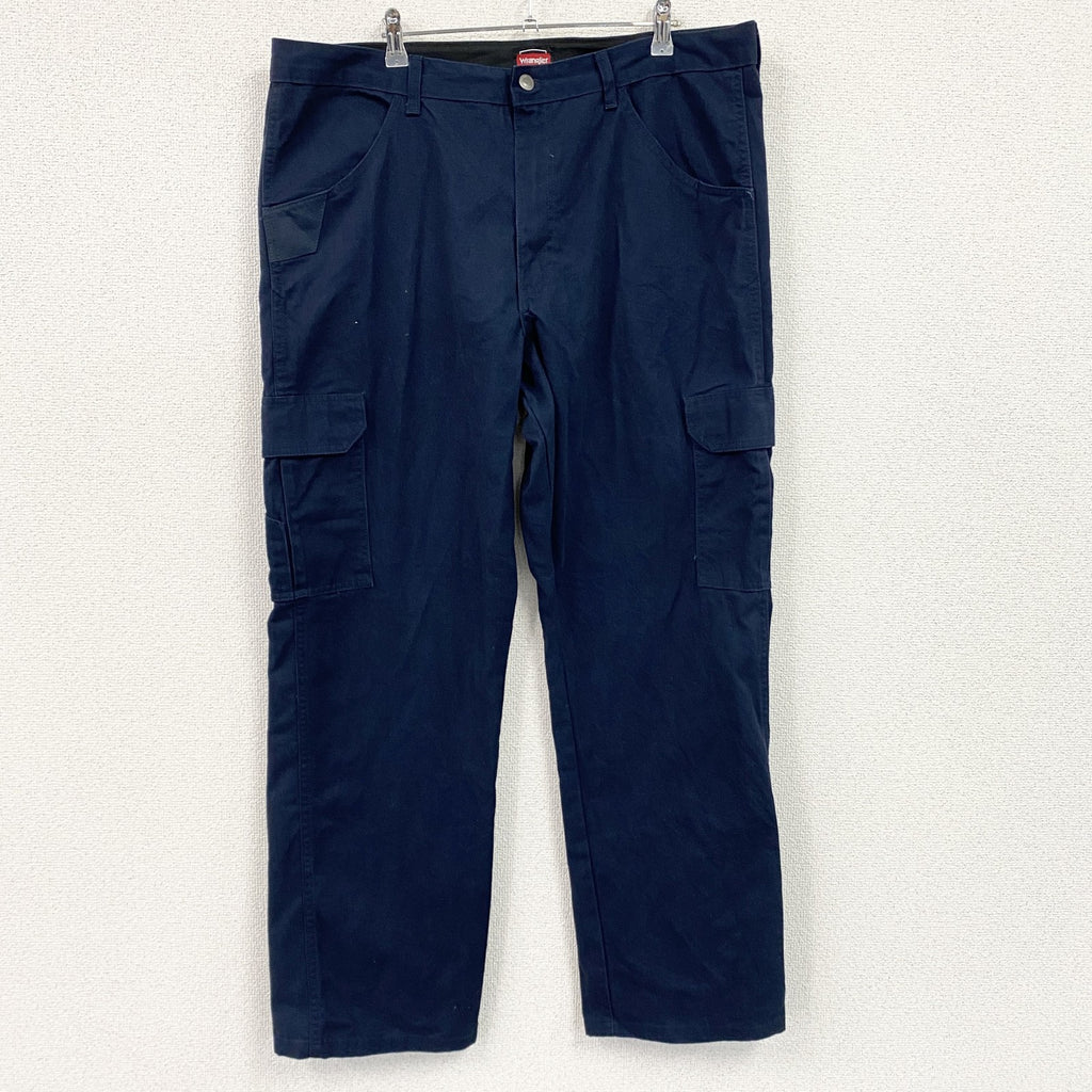 Wrangler　ラングラー　カーゴパンツ　ジップフライ　紺　ネイビー　W38サイズ　古着