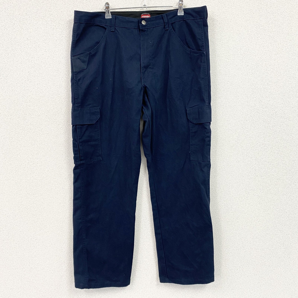 Wrangler　ラングラー　カーゴパンツ　ジップフライ　紺　ネイビー　W38サイズ　古着
