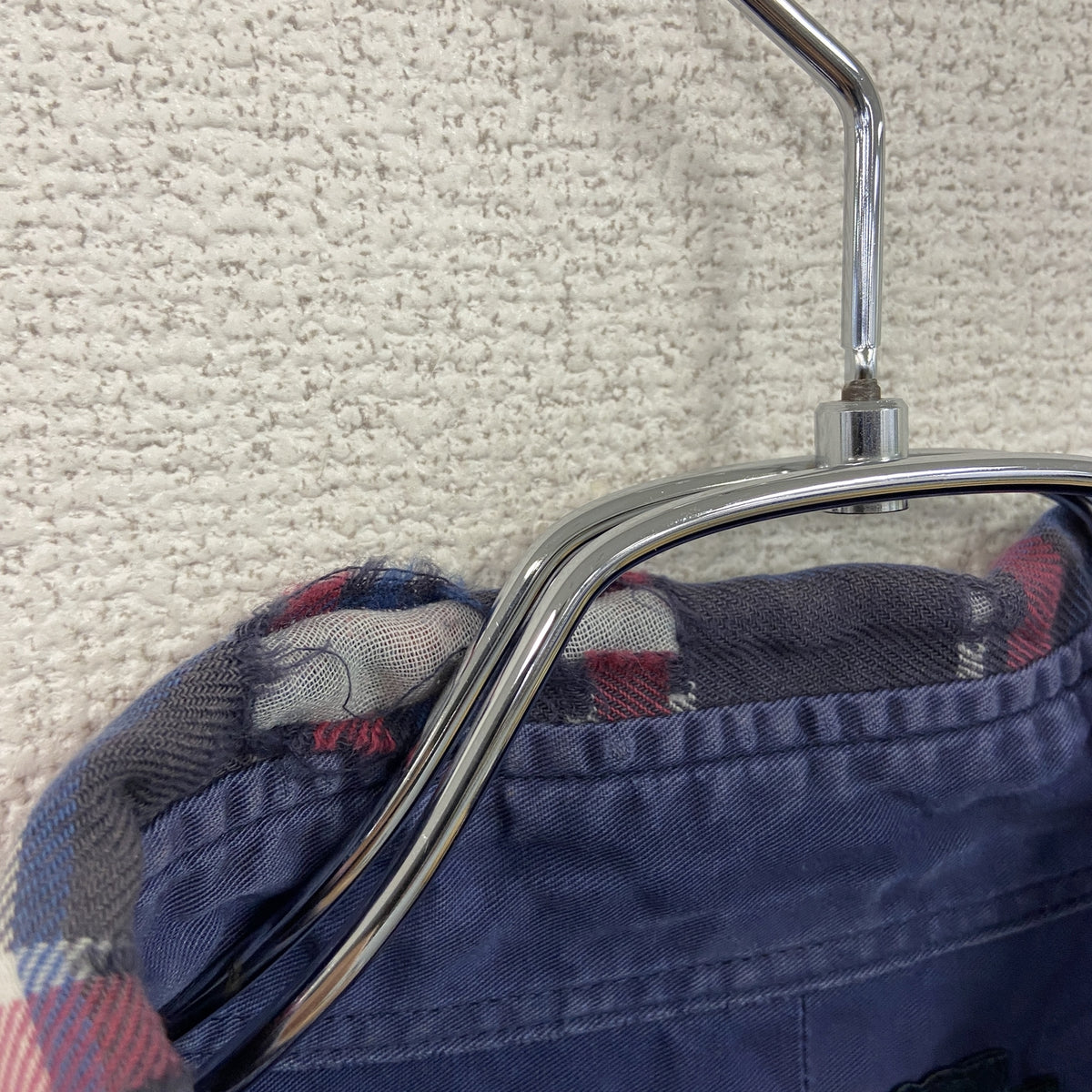 CHAPS　チャップス　長袖シャツ　チェック柄　マルチカラー　LLサイズ メンズ コットン ポリエステル 古着