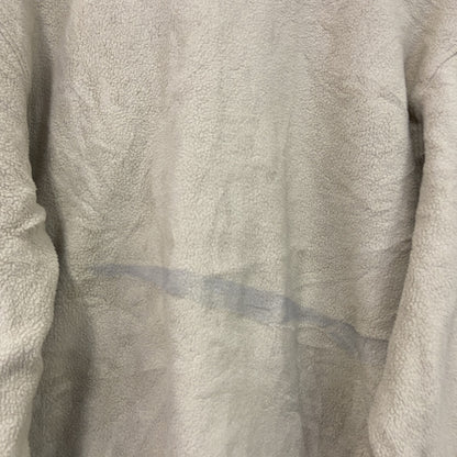 90s　LAND’S END　ランズエンド　フルジップフリースジャケット/ボアジャケット　ベージュ　Lサイズ