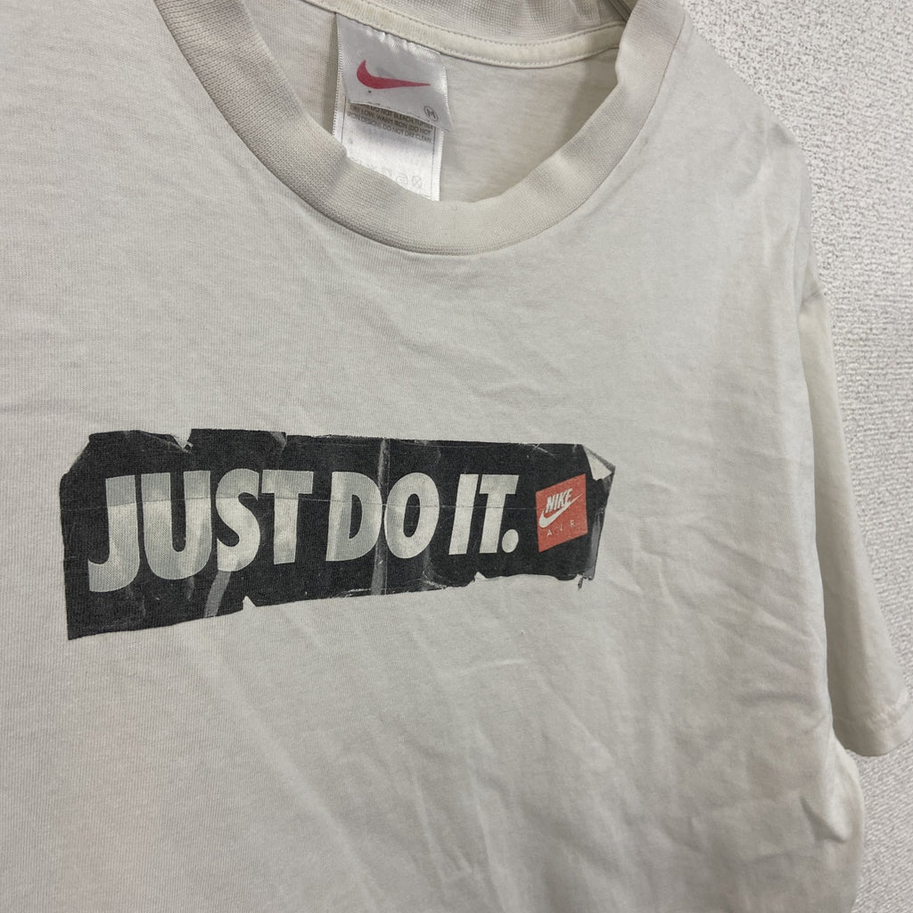～00s　NIKE　ナイキ　半袖Tシャツ　JUST DO IT　ヴィンテージ　白　ホワイト　Mサイズ　古着