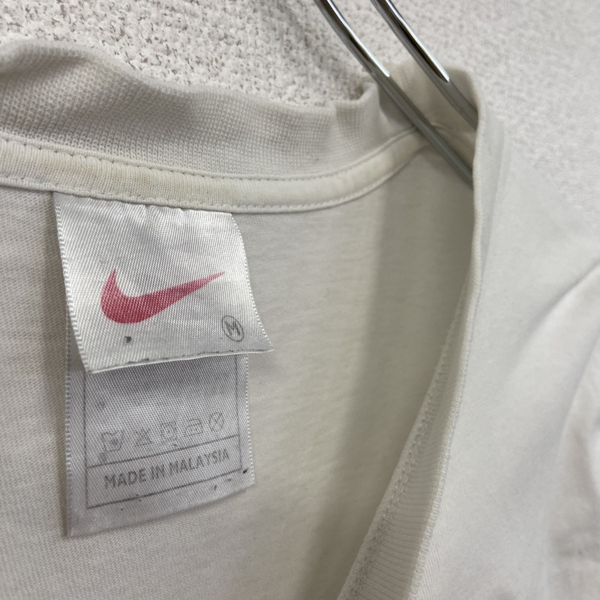 ～00s　NIKE　ナイキ　半袖Tシャツ　JUST DO IT　ヴィンテージ　白　ホワイト　Mサイズ　古着