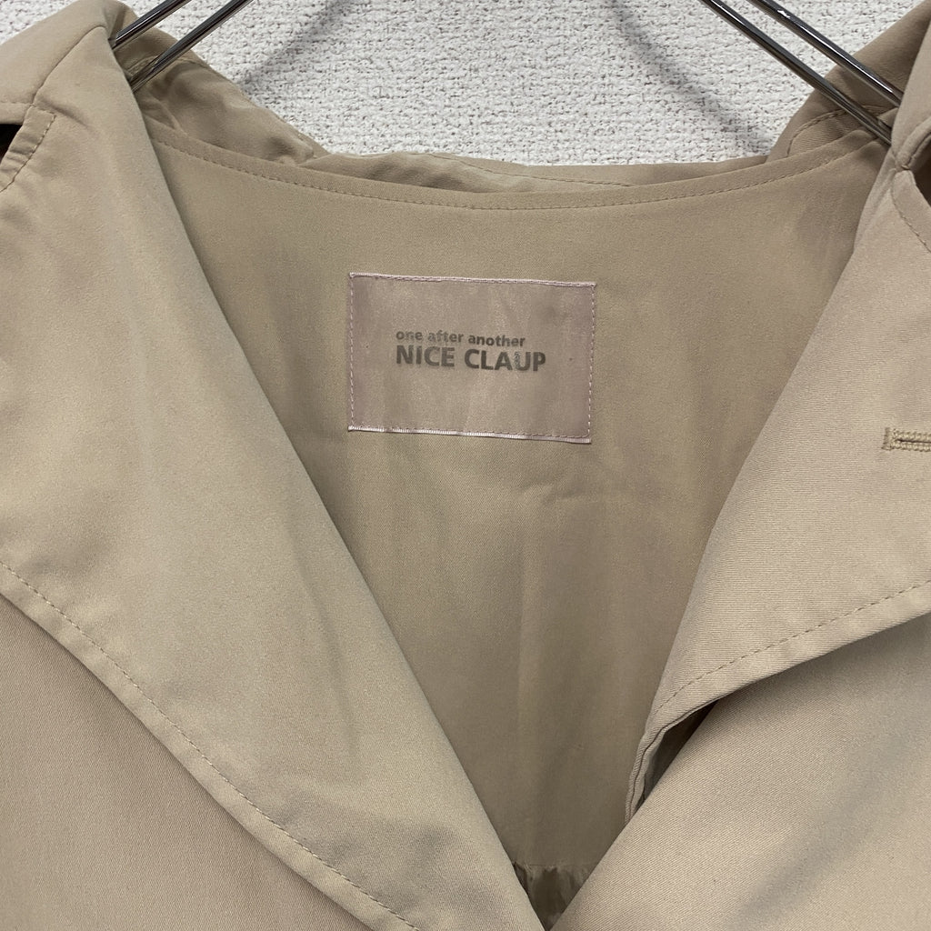 NICE CLAUP　ナイスクラップ　マルチWAYトレンチコート　ベージュ　Mサイズ　古着