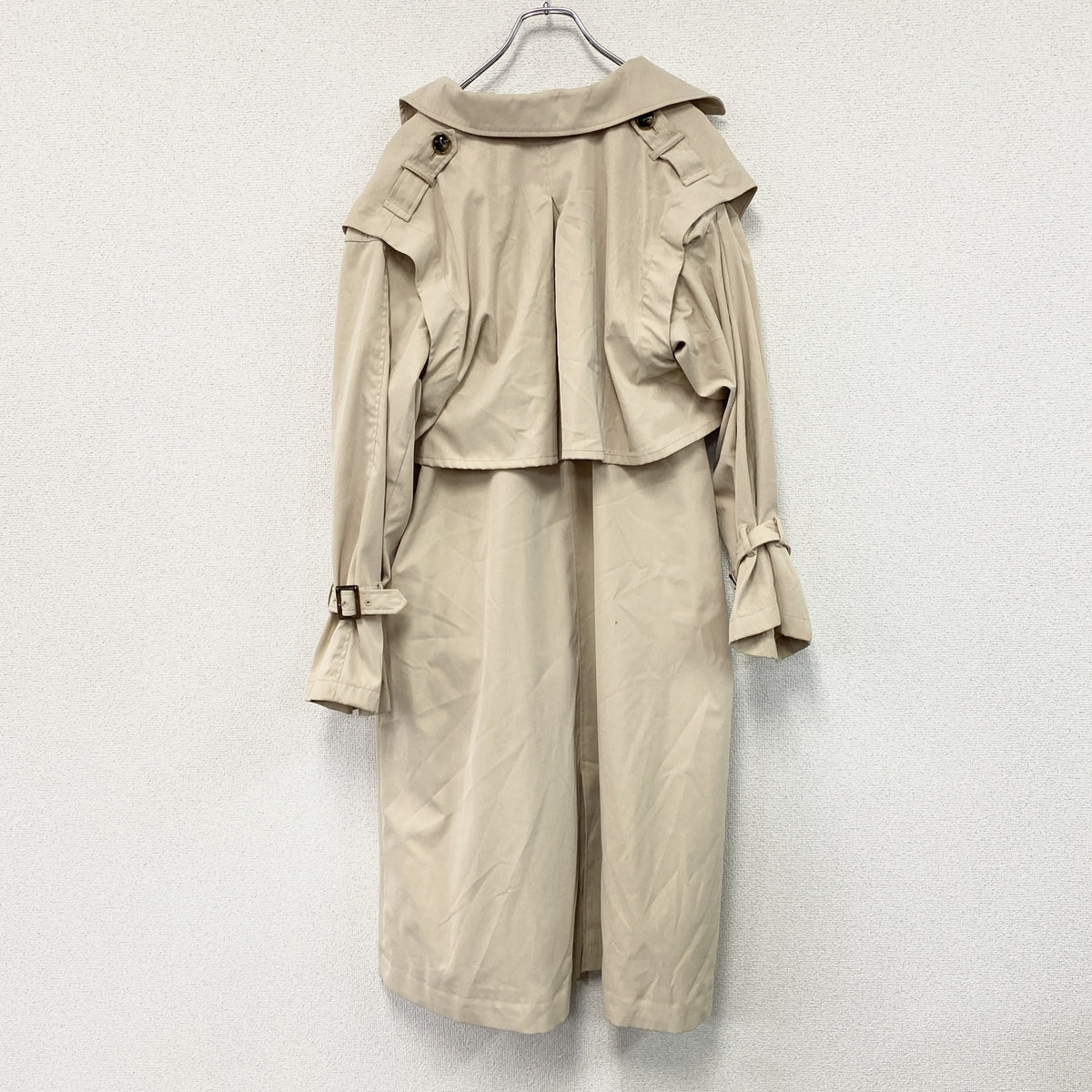 NICE CLAUP　ナイスクラップ　マルチWAYトレンチコート　ベージュ　Mサイズ　古着