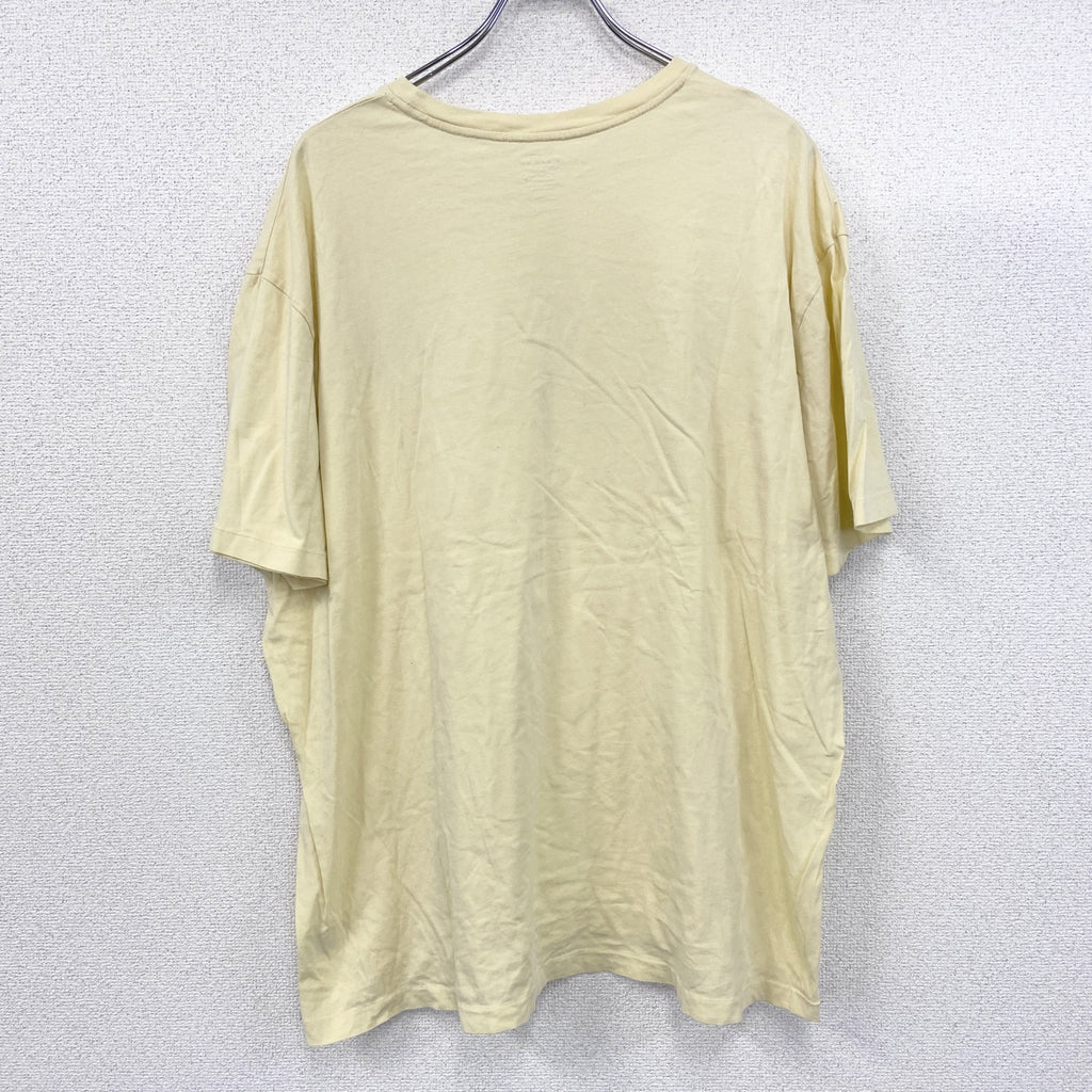 POLO RALPH LAUREN　ラルフローレン　半袖Tシャツ　シングルステッチ　黄色　イエロー　XXLサイズ　古着