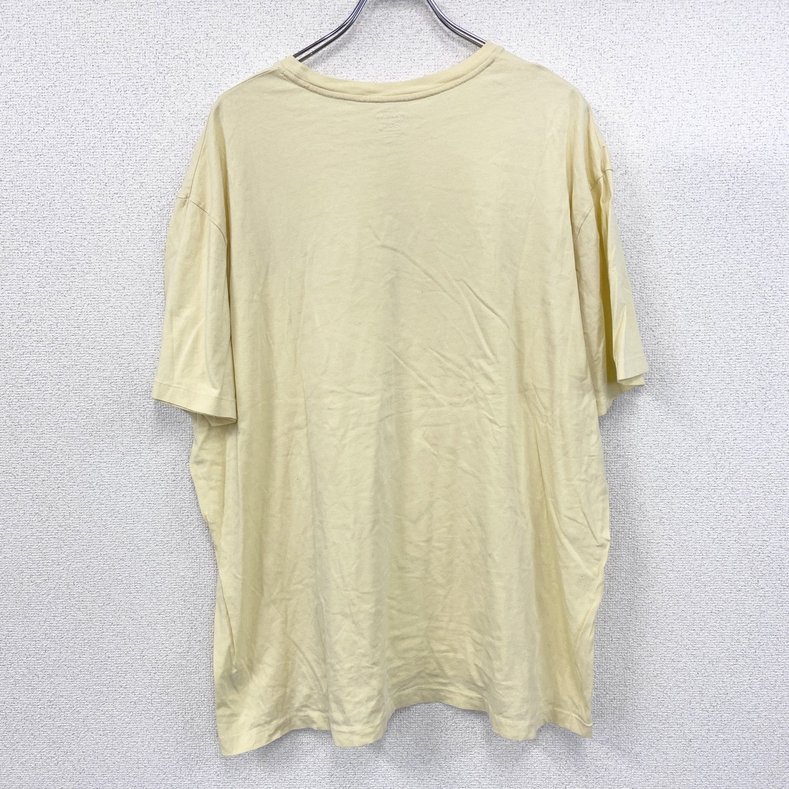 POLO RALPH LAUREN　ラルフローレン　半袖Tシャツ　シングルステッチ　黄色　イエロー　XXLサイズ　古着
