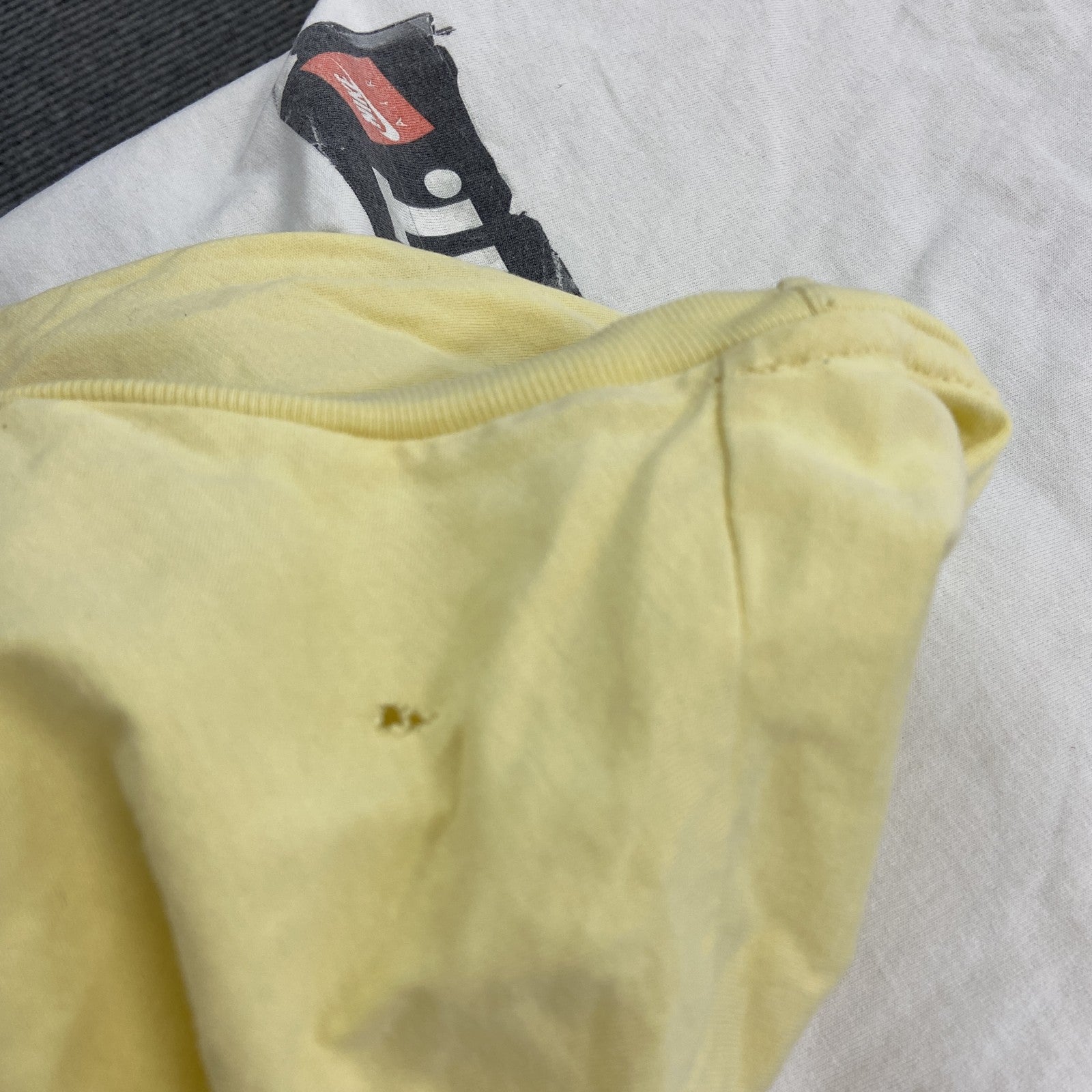 POLO RALPH LAUREN　ラルフローレン　半袖Tシャツ　シングルステッチ　黄色　イエロー　XXLサイズ　古着