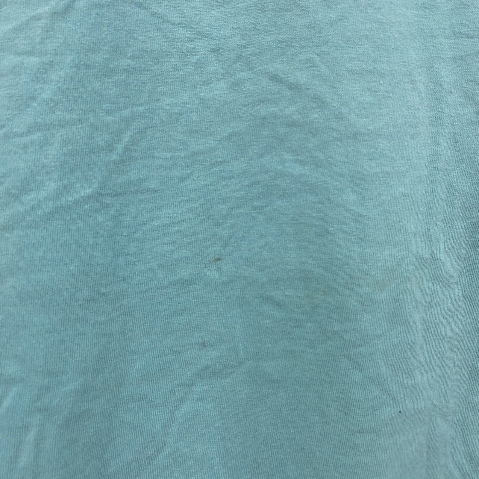 COMFORT COLORS　長袖プリントTシャツ　エメラルドグリーン　Mサイズ　古着