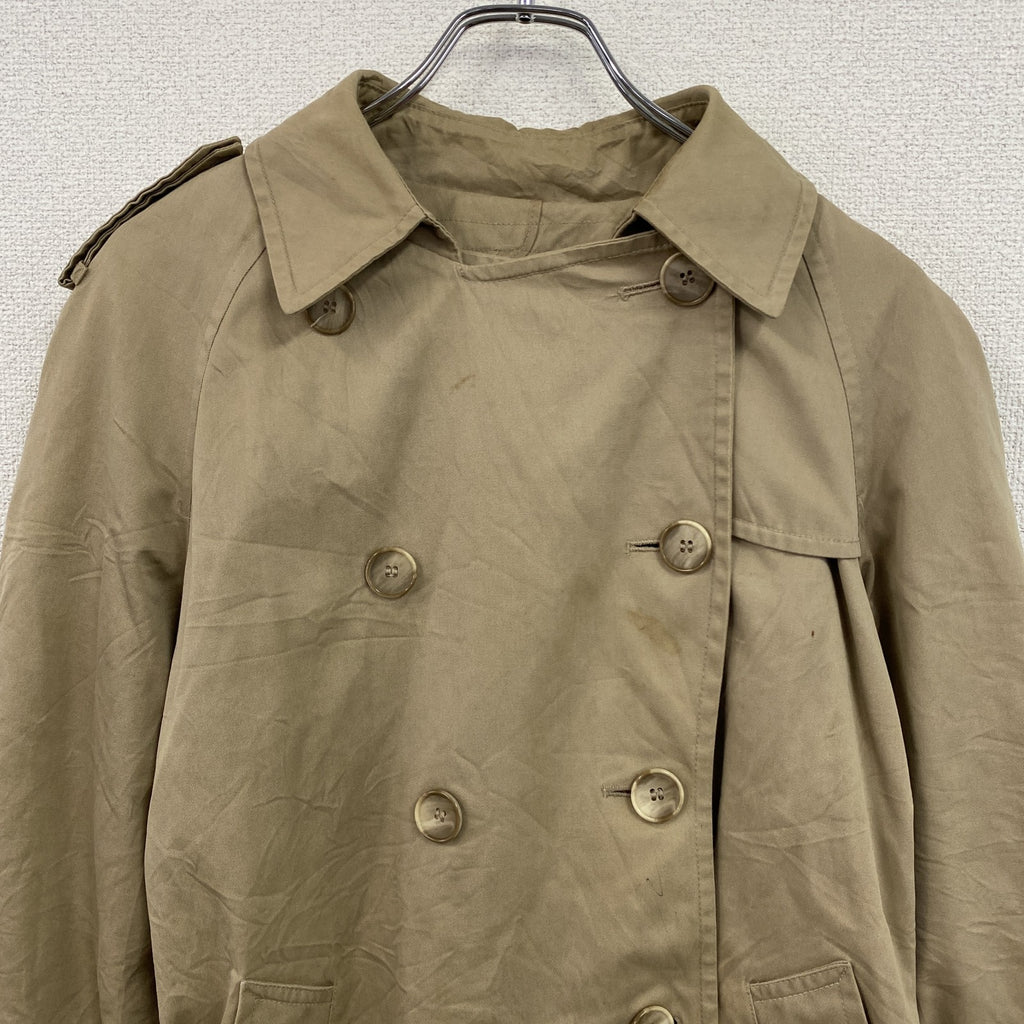 LONDON FOG　ロンドンフォグ　ダブルトレンチコート　ベージュ　8サイズ　古着