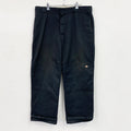 Dickies　ディッキーズ　ダブルニーワークパンツ　ジップフライ　ワンポイント　黒 ブラック　古着