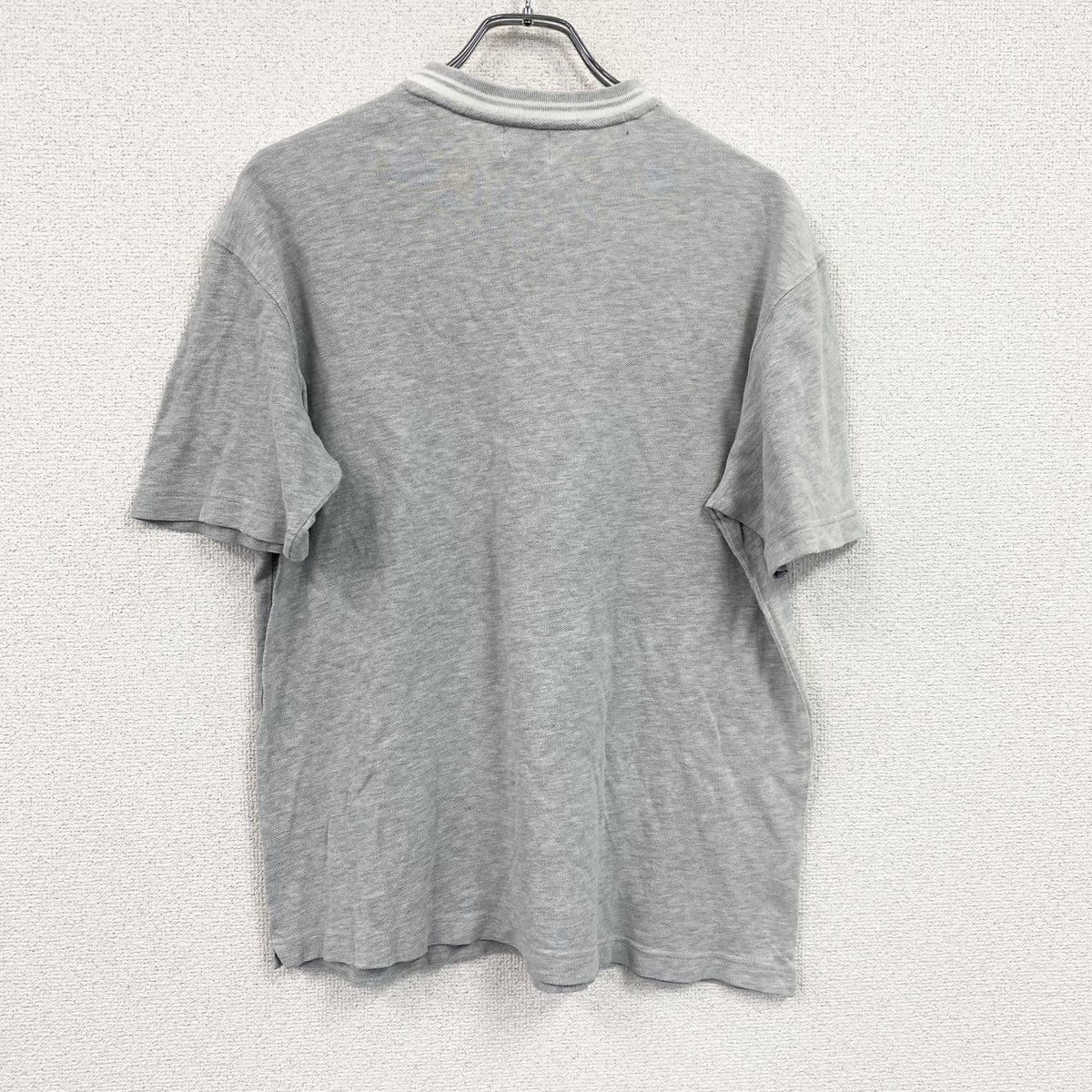 90s　Calvin Klein Jeans　カルバンクラインジーンズ　半袖Tシャツ　Vネック　ヴィンテージ　灰色　グレー　Mサイズ　