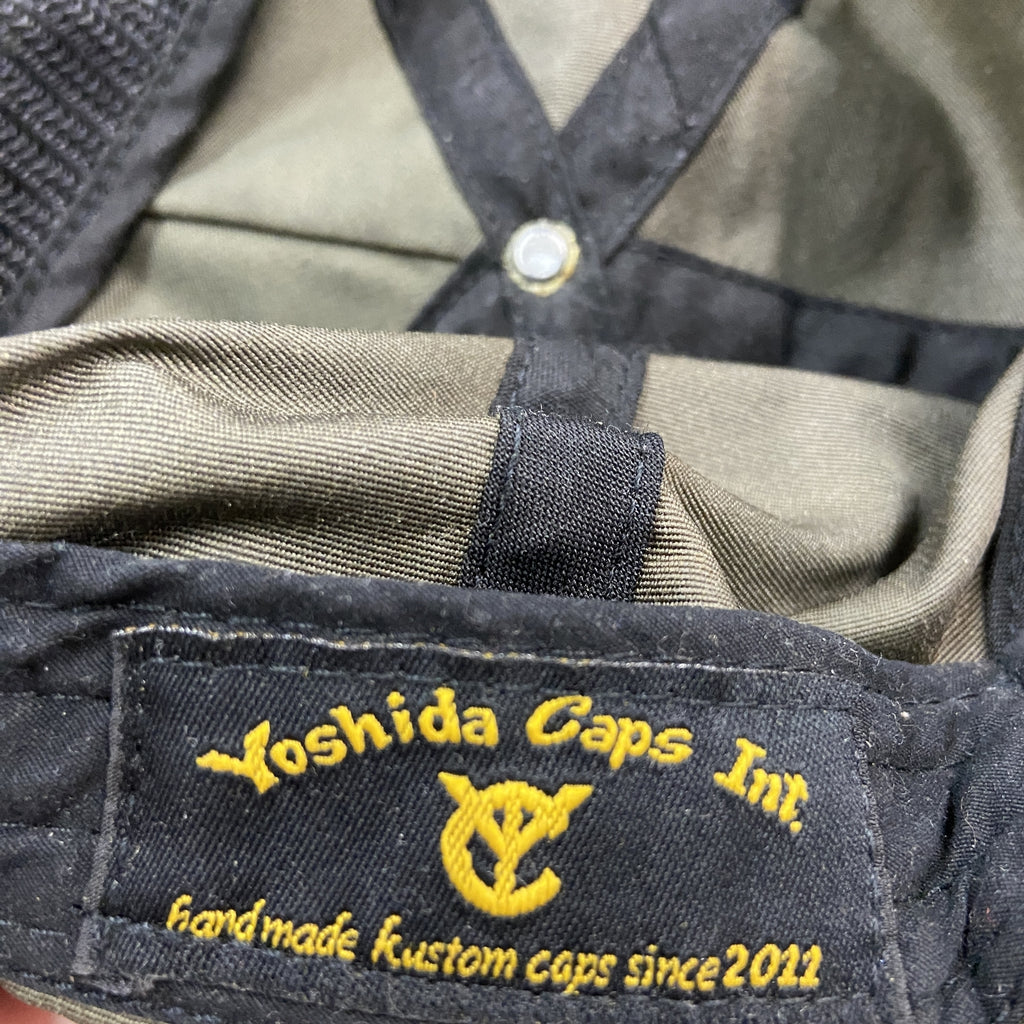 Yoshida Cap Int. TRUN MEON　6パネルキャップ　ベースボールキャップ　バイカラー　カーキ　古着