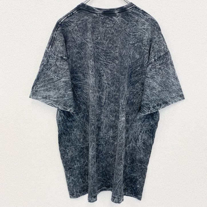 MAYAN　半袖デザインプリントTシャツ　サメ　マリン　メキシコ　コスメル島　黒　ブラック　ビッグシルエット　2XLサイズ　古着