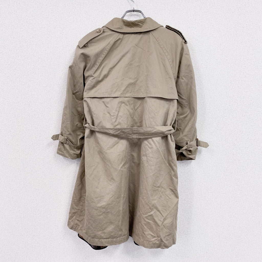 LONDON FOG　ロンドンフォグ　ダブルトレンチコート　ベージュ　8サイズ　古着