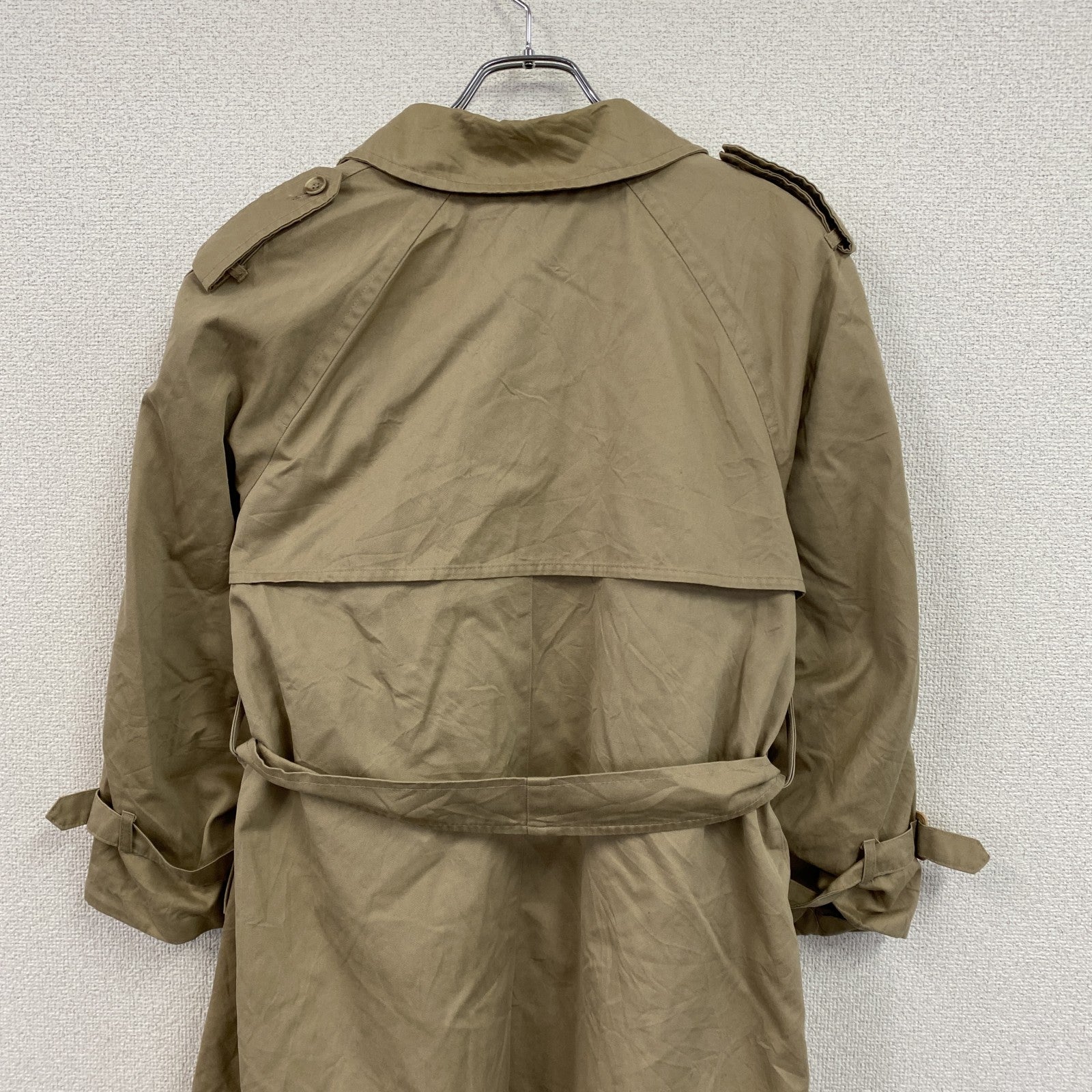 LONDON FOG　ロンドンフォグ　ダブルトレンチコート　ベージュ　8サイズ　古着