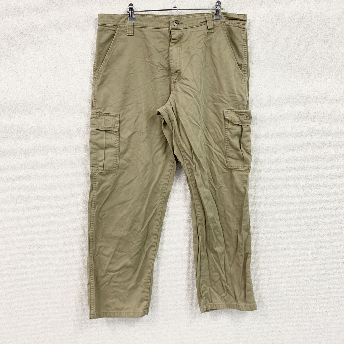 Wrangler　ラングラー　カーゴパンツ　ジップフライ　ベージュ　W36サイズ　古着