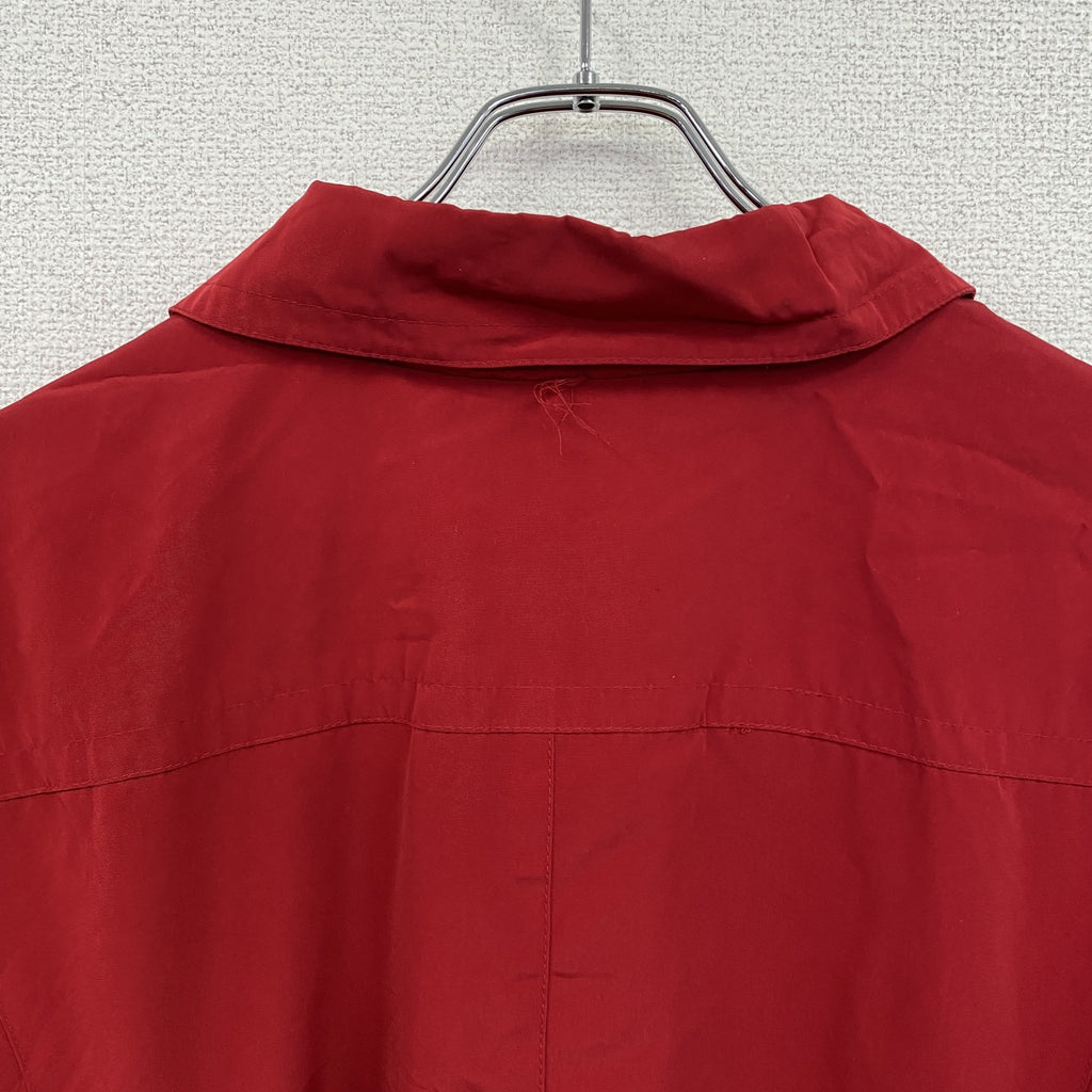 LONDON FOG　ロンドンフォグ　ステンカラーコート/バルマカーンコート　赤　レッド　Lサイズ　古着