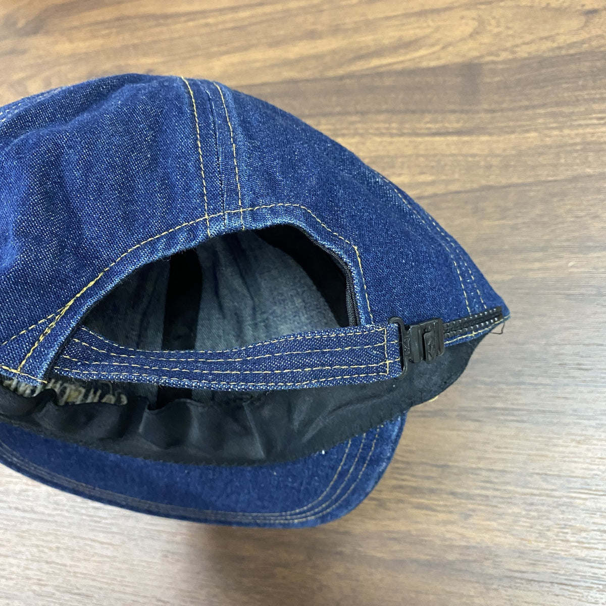 SOMETHING　サムシング　デニム6パネルキャップ　ベースボールキャップ　インディゴ　　古着