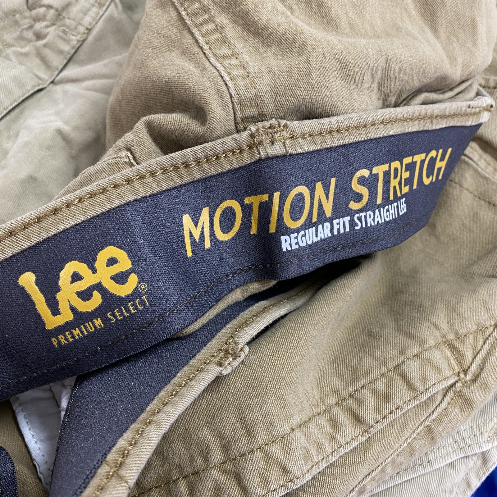 LEE　リー　カーゴパンツ　ジップフライ　ベージュ　W38サイズ　古着
