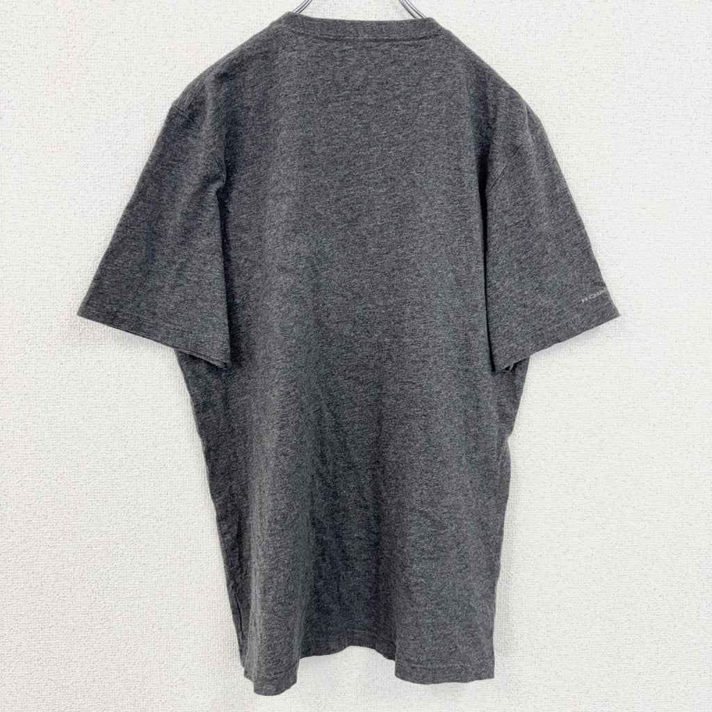 UNDER ARMOUR アンダーアーマー　半袖プリントTシャツ　グレー　灰色　クルーネック　コットン　Lサイズ　古着