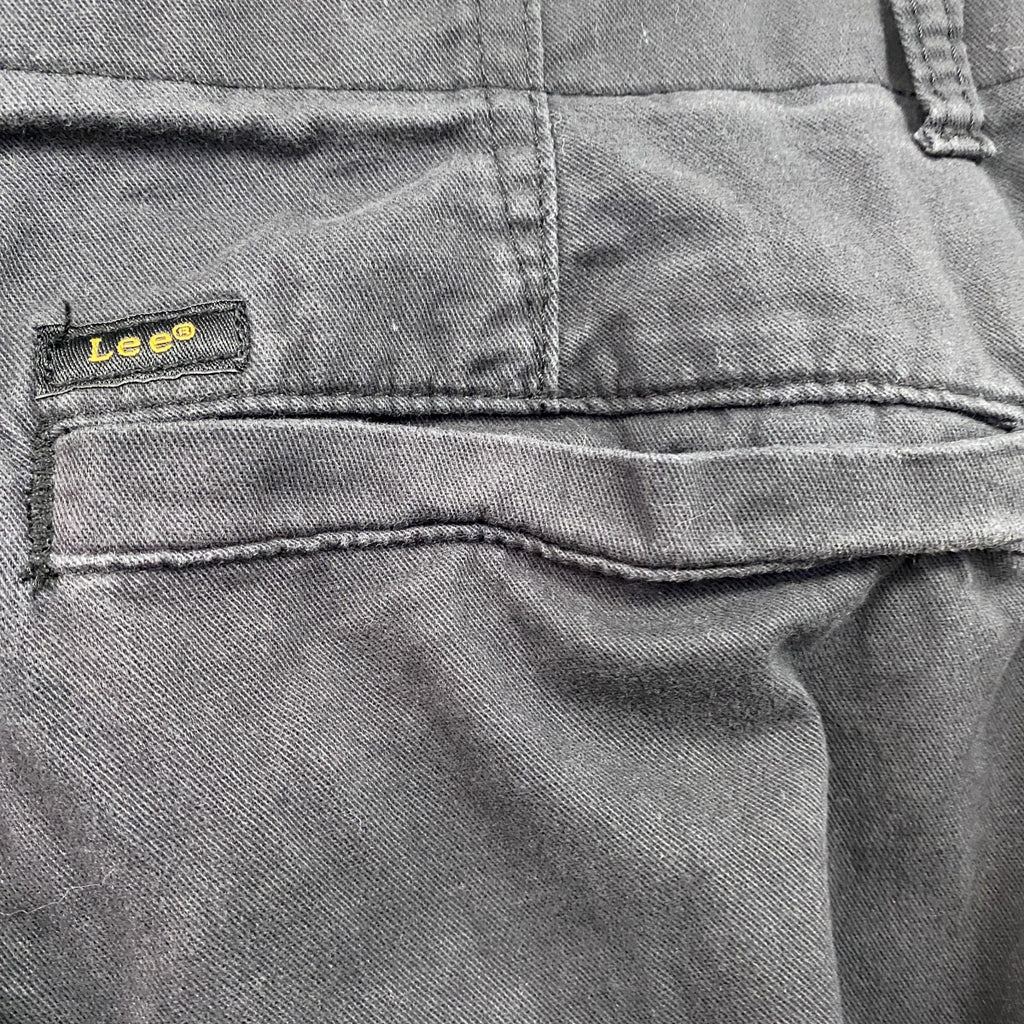 LEE　リー　カーゴパンツ　ジップフライ　黒　ブラック　W32サイズ　古着