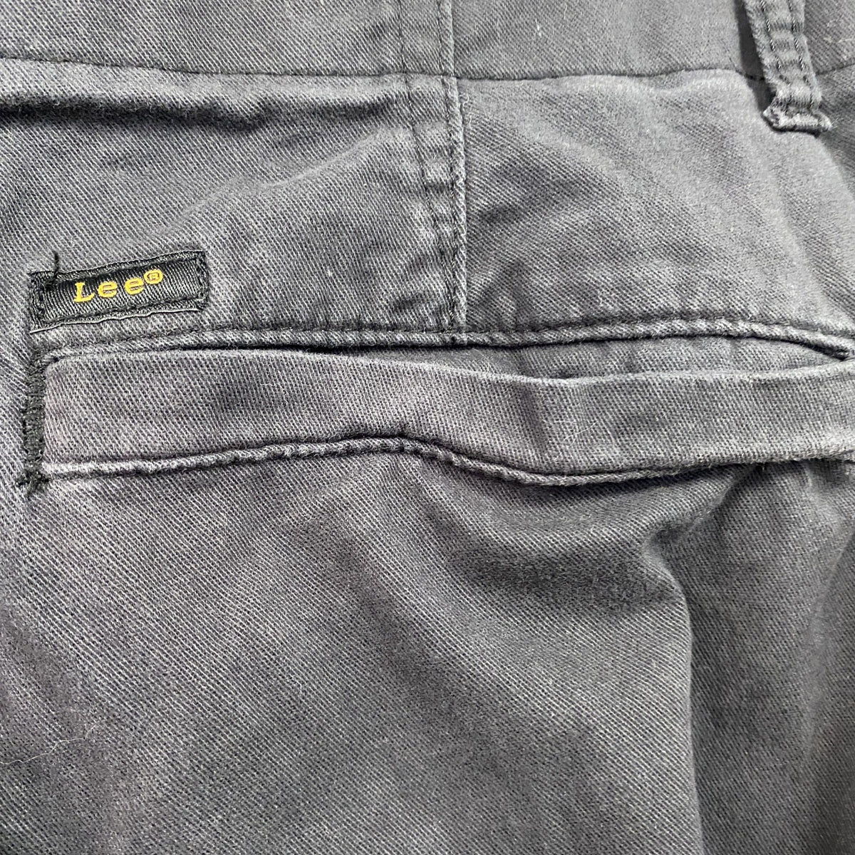 LEE　リー　カーゴパンツ　ジップフライ　黒　ブラック　W32サイズ　古着