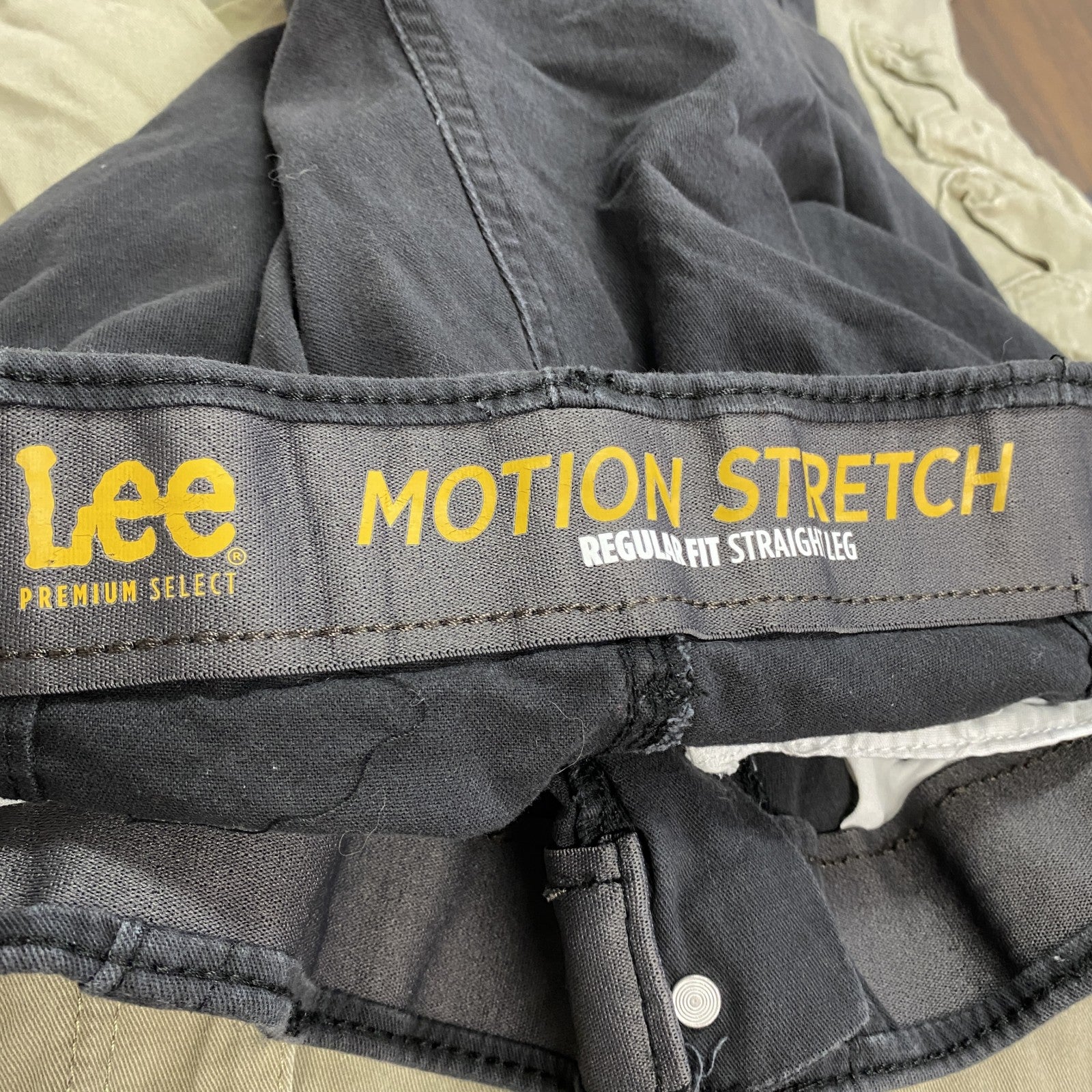 LEE　リー　カーゴパンツ　ジップフライ　黒　ブラック　W32サイズ　古着