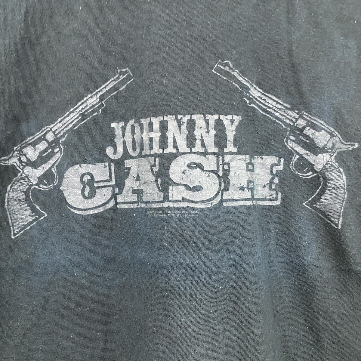 Starworld　JOHNNY CASH　半袖プリントTシャツ　黒　ブラック　Mサイズ　古着