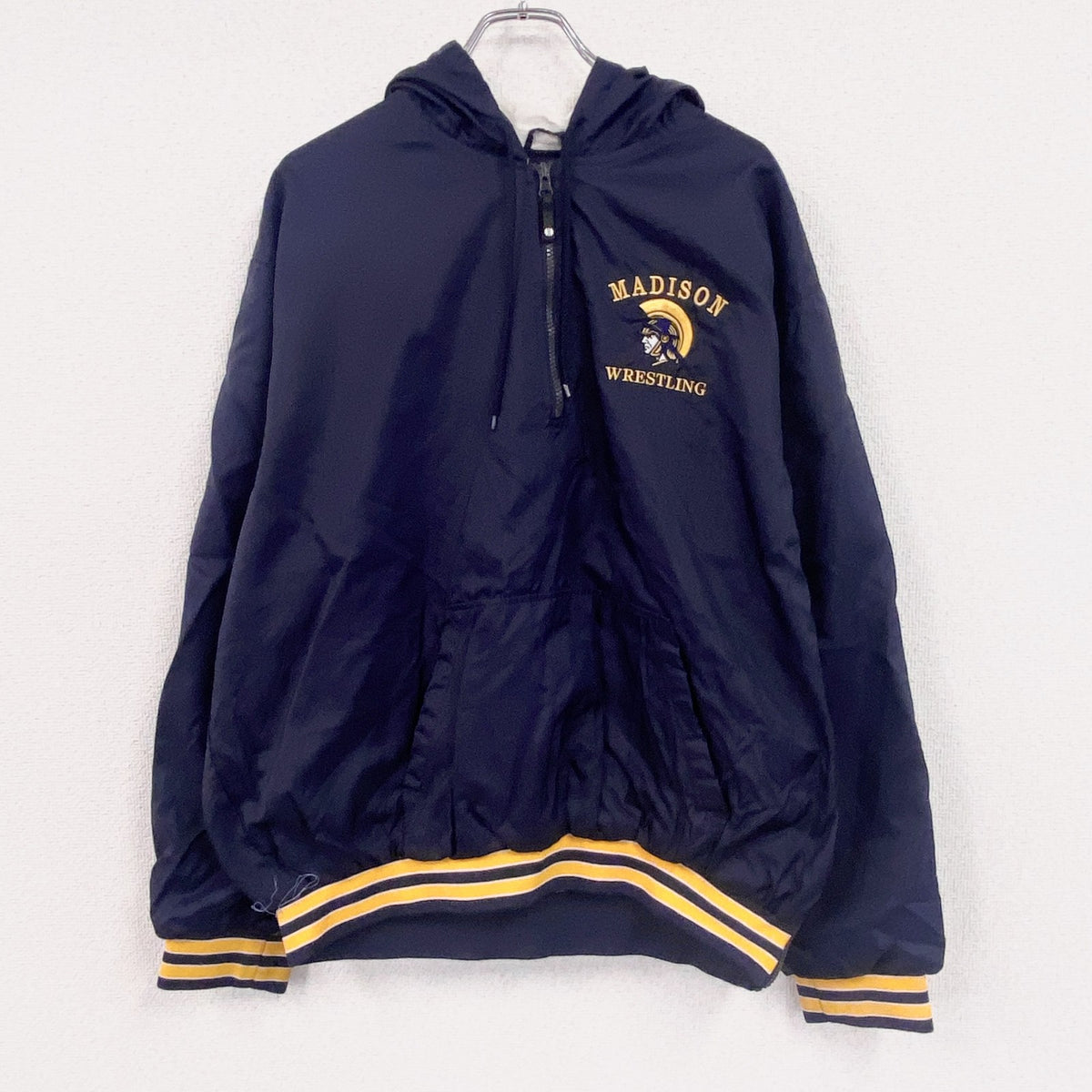 90s　Holloway　ホロウェイ　アノラックパーカー　ヴィンテージ　紺　ネイビー　2XLサイズ　古着