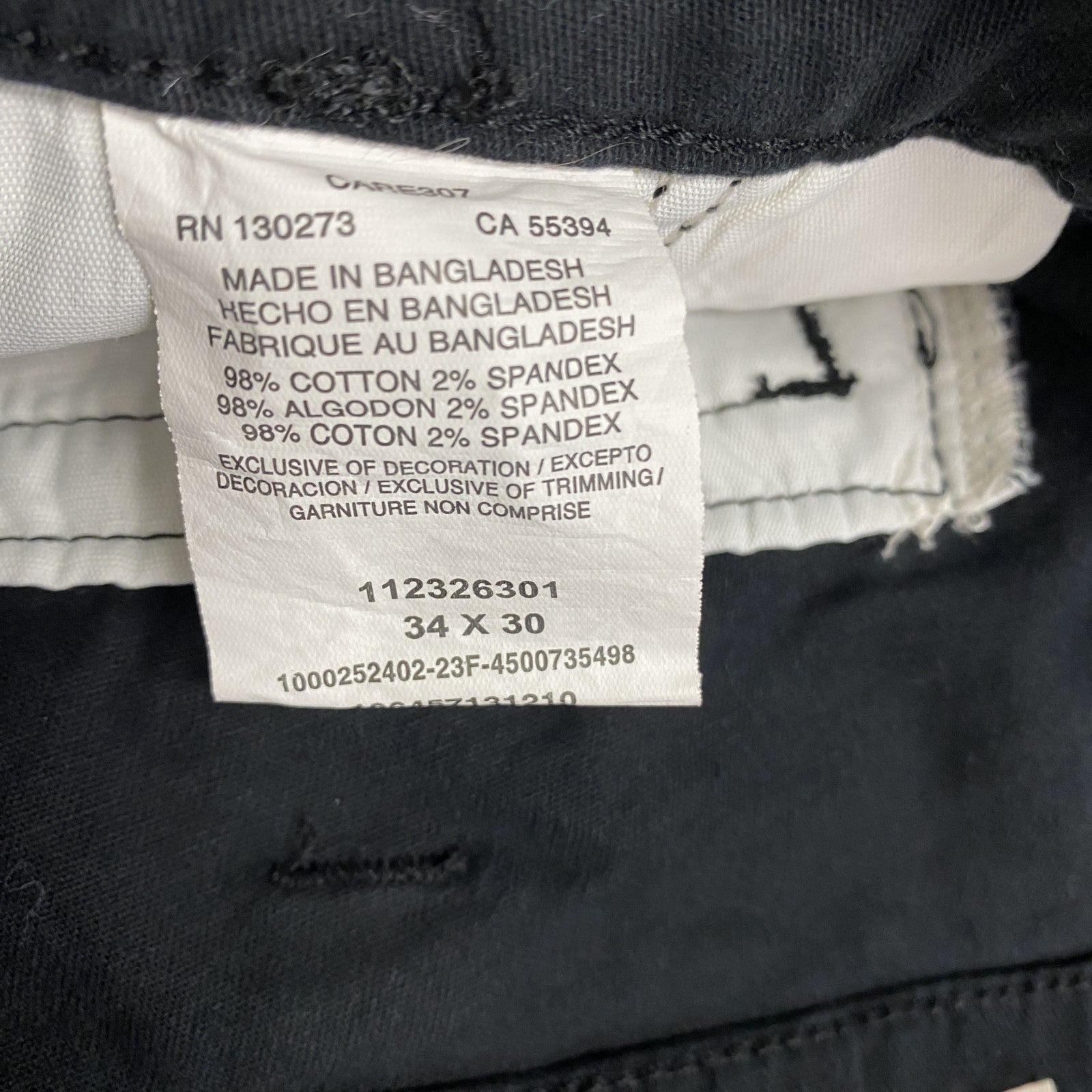 Wrangler　ラングラー　カーゴパンツ　ジップフライ　黒　ブラック　W34サイズ