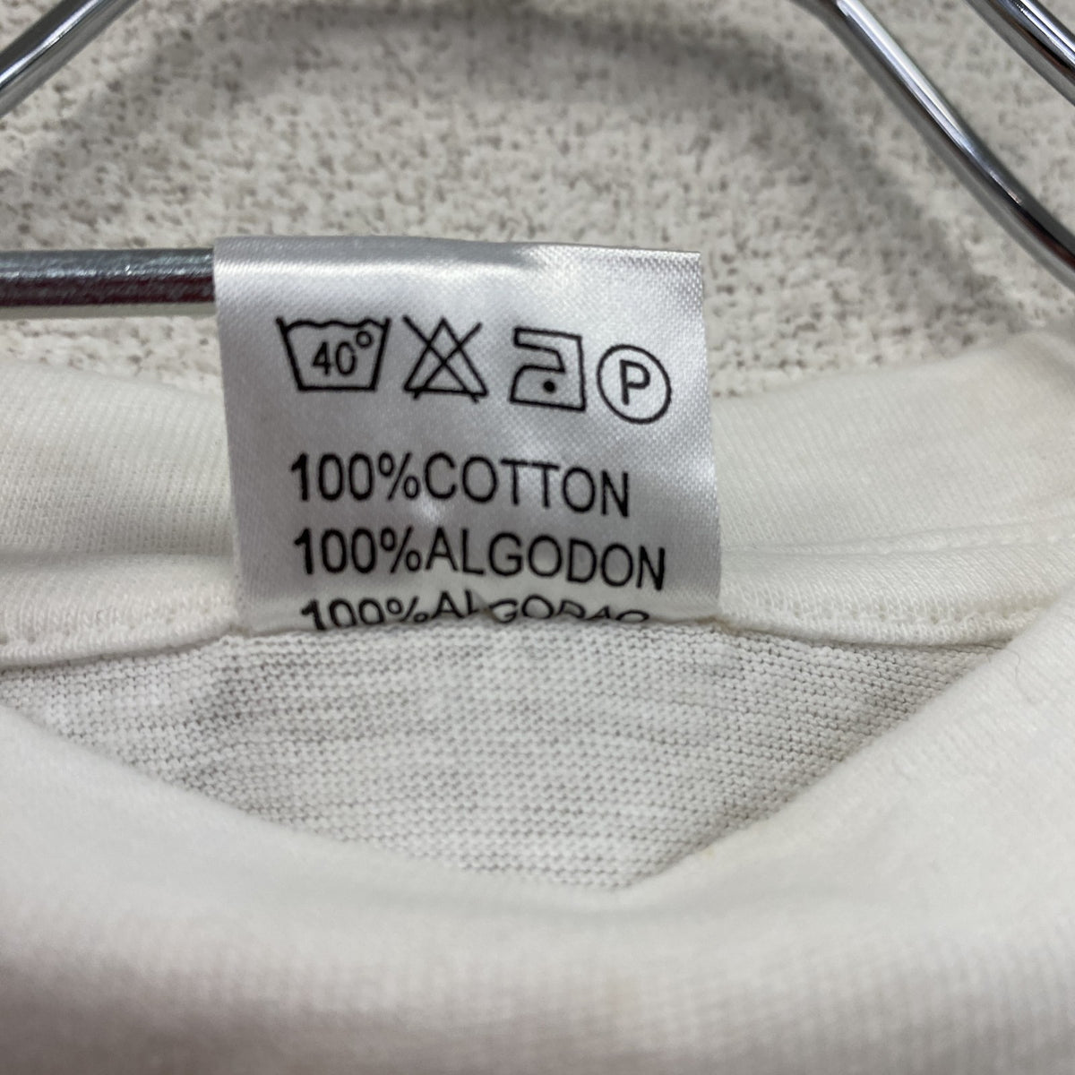 ～00s　COTTON SPORT　半袖プリントTシャツ　人物T　ヴィンテージ　白　ホワイト　Lサイズ　古着